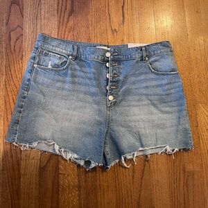 NWT LOFT High Rise Cut Off Short Size 32/14